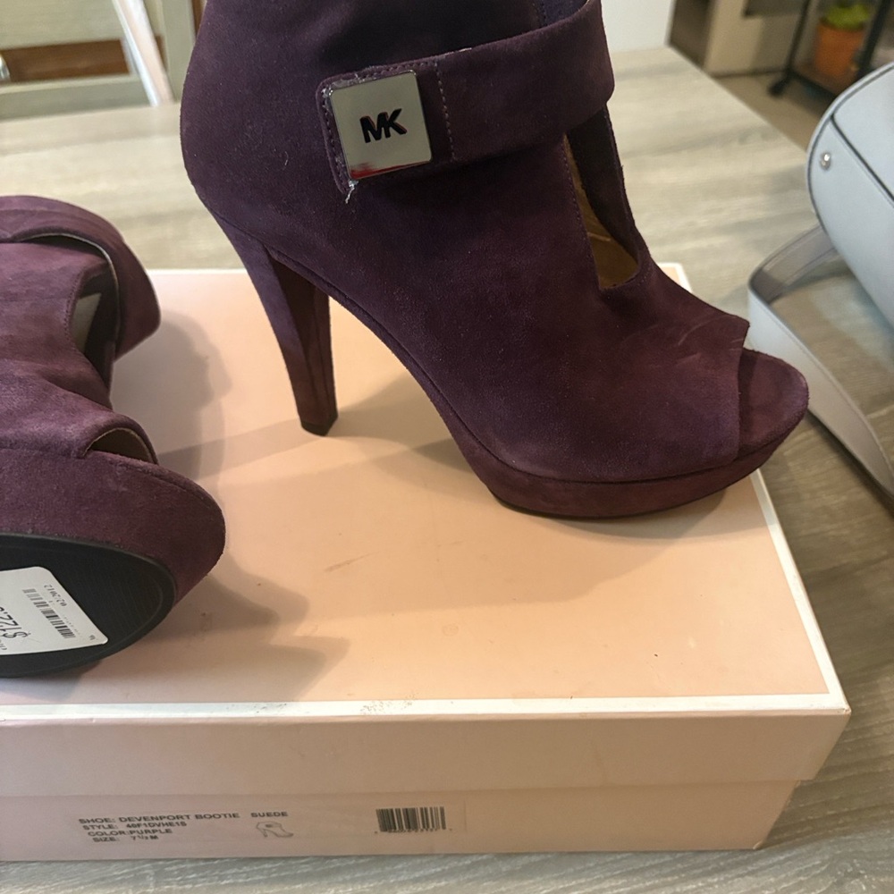 MICHAEL Michael Kors Plum Heeled Boots